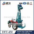 DFT-450 movable tractor type water well drilling rig 1