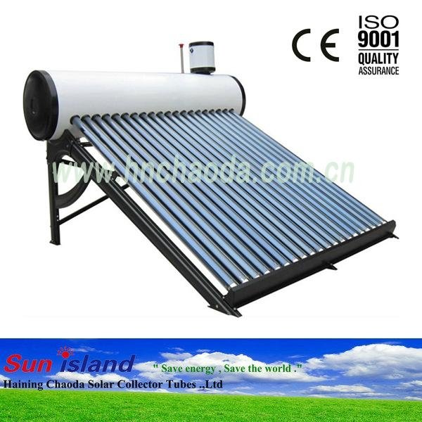 Vacuum Tube Assistant Tank Solar Hot Water Heater 2