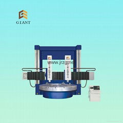 Double columns vertical lathe