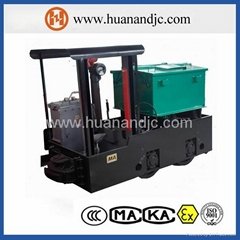 2.5ton explosion proof battery electric locomotive for underground mining