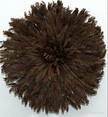 African Feather Headdress Juju Hats