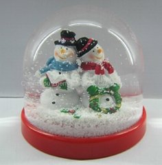Wholesale snowman plastic water globe