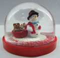 Wholesale snowman plastic water globe 2