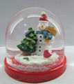 Wholesale snowman plastic water globe 5