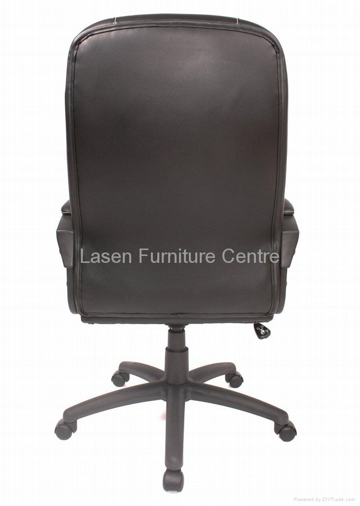 Twin-Cushion Bonded Leather Executive Chair in Black 3
