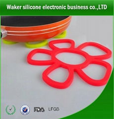 Hot selling different shape table mat silicone placemat