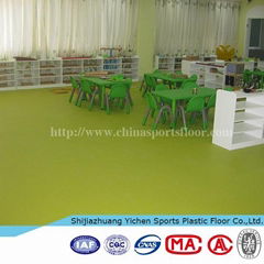 Environmental PVC plastic kindergarten flooring