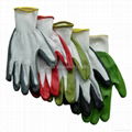 Nylon nitrile gloves