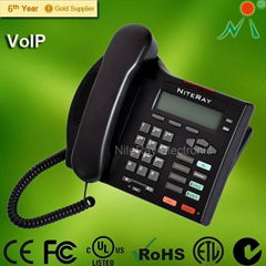 Multi-function caller ID telephone, corded phone, big LCD display, hands-free, f