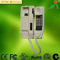 Keys in handset corded analog telephone 