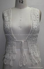 Ladies Crochet Vest