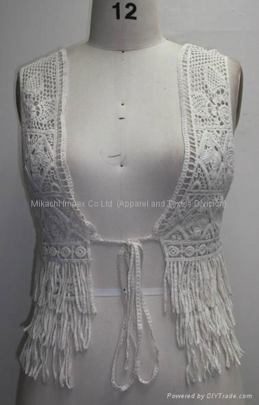 Ladies Crochet Vest