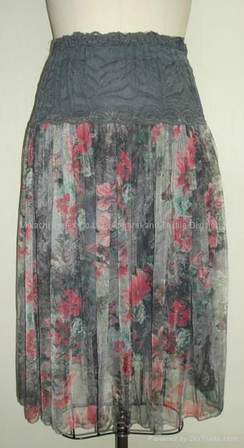Jacquard fabric skirt 