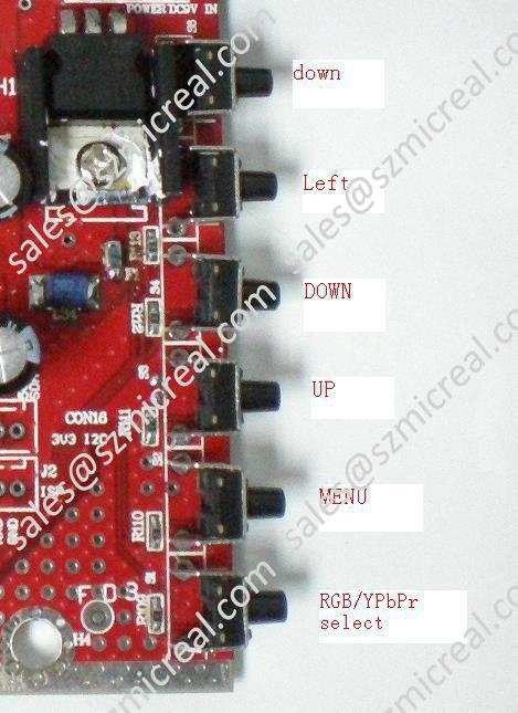 RGB to VGA converter board 3