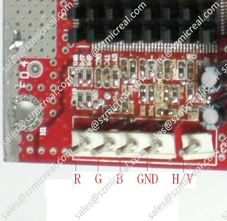 RGB to VGA converter board 4
