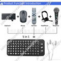 Wireless Min Keyboard and touchpad Mouse 5