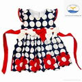 2014 new arrive girl summer beautiful polka dots dress 1