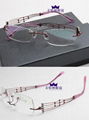 High Quality CHARMANT Line Art ultra-light titanium rack rimless eyeglassesframe 3