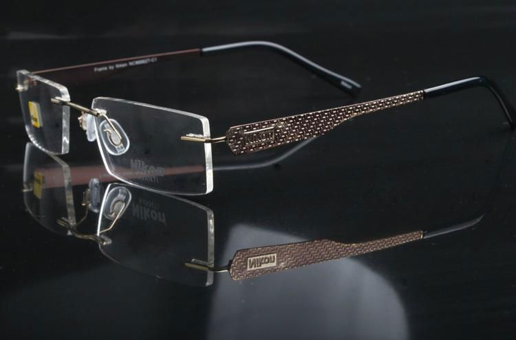 high quality rimless titanium optical frame 2