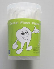 Dental floss toothpick