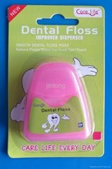 Dental floss with mint