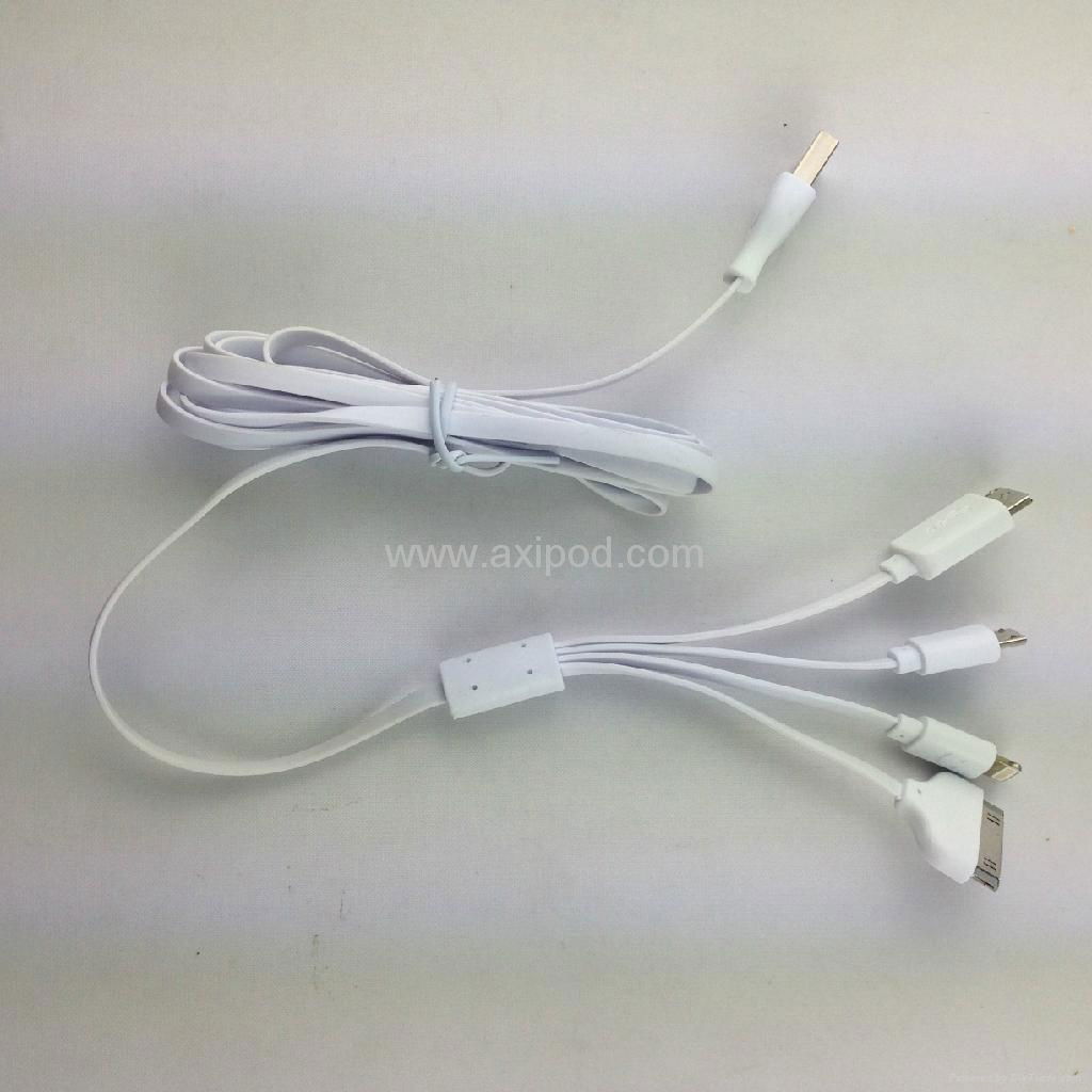 3 in 1 Multifunctional charging cable FOR iphone5,iphone4,samsung  5