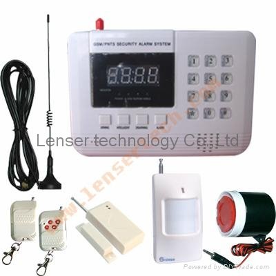 Hot LED 2-way intercom Home GSM + PSTN Alarm System