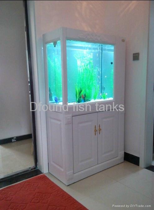 2014 new design European-Style Glass Cabinet Fish Tank 5