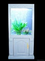 Mini Solid-Wood Cabinet Fish Tank