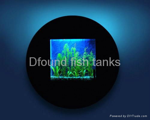 Round Wall Aquariums New Designs Hzj-W003