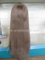 Human hair full lace wigs 1