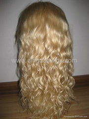 100% human hair full lace wig & lace