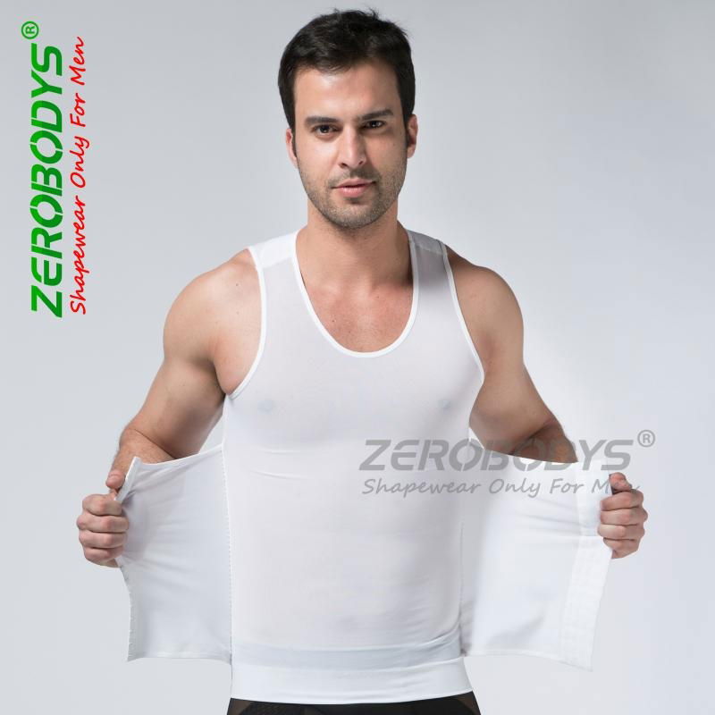 Zerobodys Powerful 3 Steps Adjustment Sexy Burning Fat Men's Body Shaper Vest