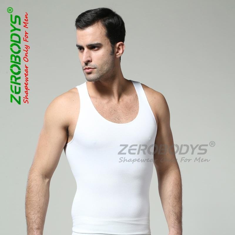 ZEROBODYS Comfortable Coolmax Men's Outer Slimming Moisture Wicking Singlet 