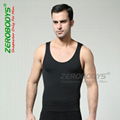 ZEROBODYS Comfortable Coolmax Men's Outer Slimming Moisture Wicking Singlet  2