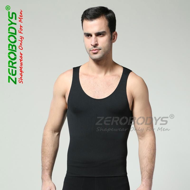 ZEROBODYS Comfortable Coolmax Men's Outer Slimming Moisture Wicking Singlet  2