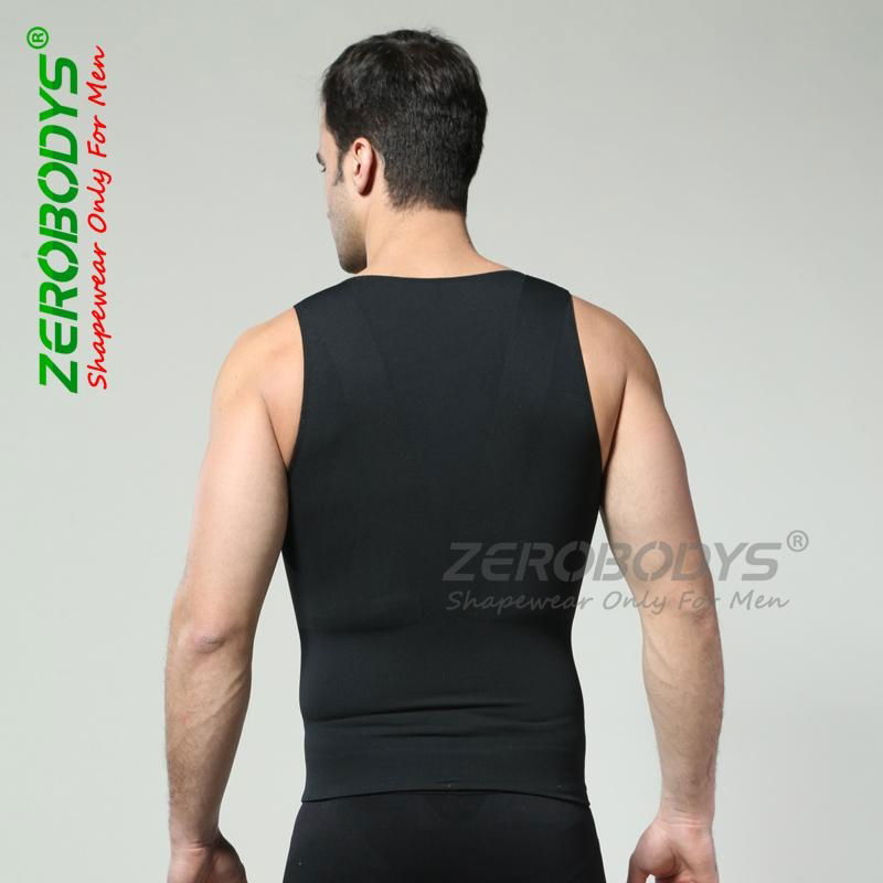 ZEROBODYS Comfortable Coolmax Men's Outer Slimming Moisture Wicking Singlet  3