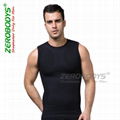 ZEROBODYS Shapewear Men's Outdoor Soprts Body Shaper Corset Sleeveless Shirt 2