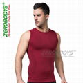 ZEROBODYS Shapewear Men's Outdoor Soprts Body Shaper Corset Sleeveless Shirt 3