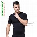 ZEROBODYS Outdoor Body Shaper Quick Dry Short Sleeve Under Active Men's Shaper 2