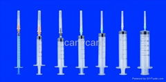 3 parts disposable syringe