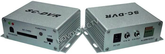  Plug&Play 1Channel SD Card Mini CCTV DVR Digital Video Recorder AV Recorder Dua