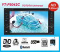 One din 7 inch car dvd player with