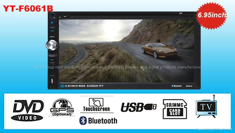 6.95inch Car DVD Player with digital touch screen