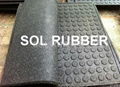 Rubber pad mat gym floor mat