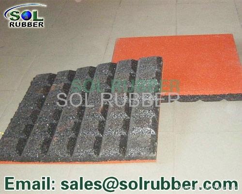 outdoor rubber tile 