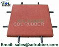 rubber floor tile with connect pen  1