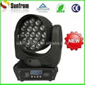 19*12W RGBW 4 in 1 LED Zoom Moving Head Light 1