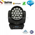 19*12W RGBW 4 in 1 LED Zoom Moving Head Light 2
