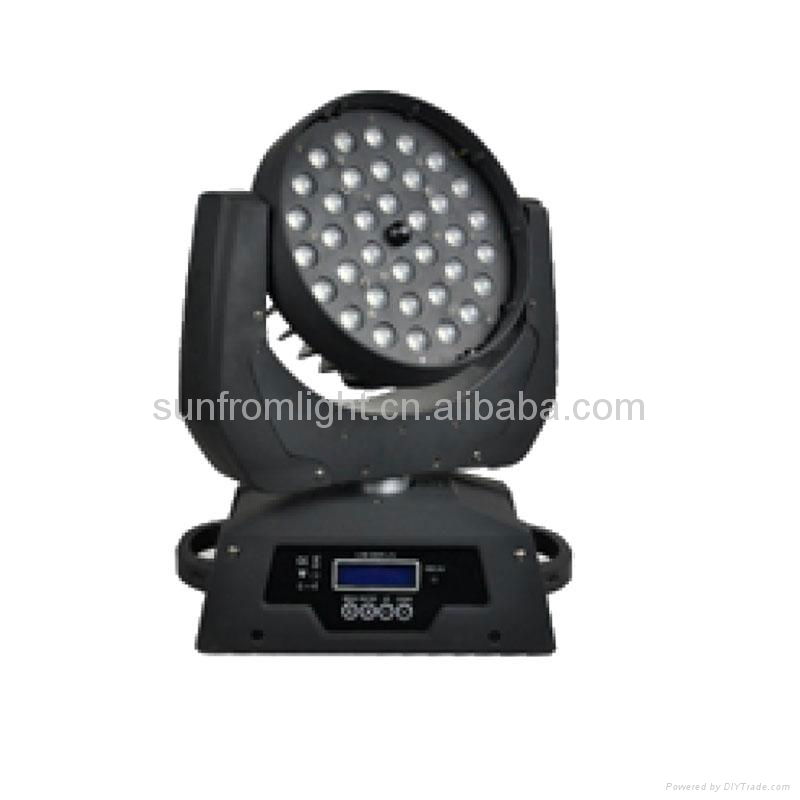 36*18W RGBWAP 6 in 1 LED Zoom Moving Head 3